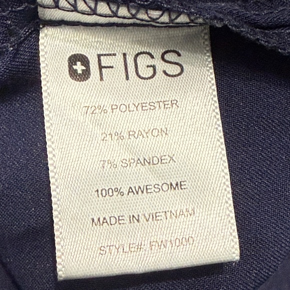 Figs Technical Scrub Set Catarina Top & Zamora Pants Women’s Sz Medium Medical - Picture 6 of 13